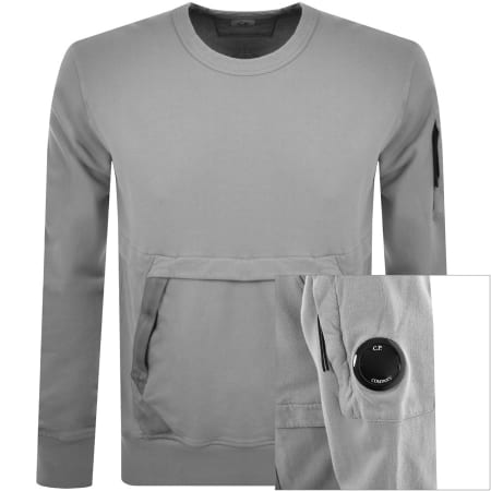Product Image for CP Company Utility Sweatshirt Grey