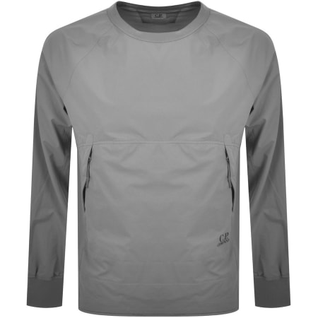 Product Image for CP Company Dyshell Utility Sweatshirt Grey