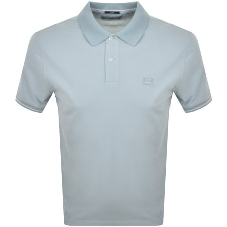 Product Image for CP Company Tacting Logo Polo T Shirt Blue