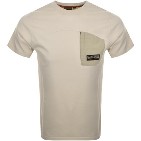 Product Image for Napapijri Noasca Logo T Shirt Cream