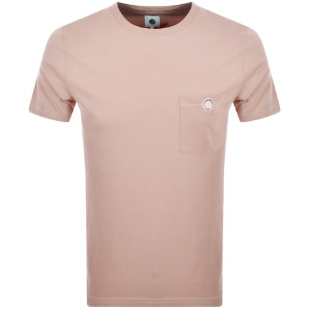 Product Image for Pretty Green Vega Pocket T Shirt Pink