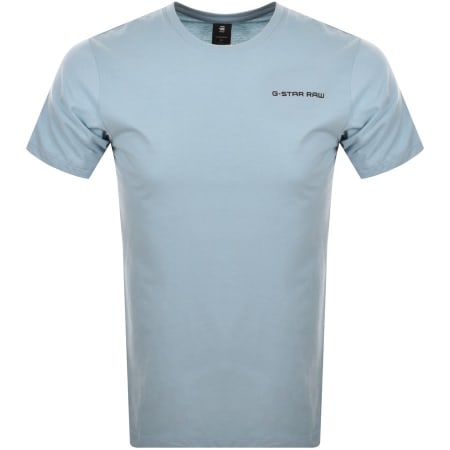 Product Image for G Star Raw Base Logo T Shirt Blue