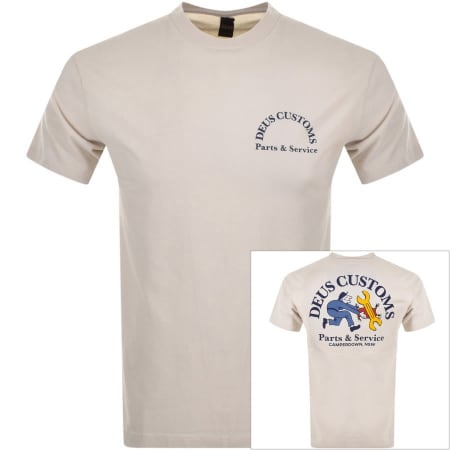 Product Image for Deus Ex Machina Treasury T Shirt Cream