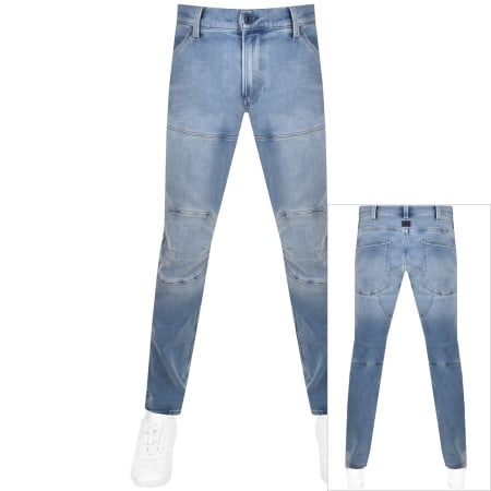 Product Image for G Star Raw 5620 3D Skinny Light Wash Jeans Blue