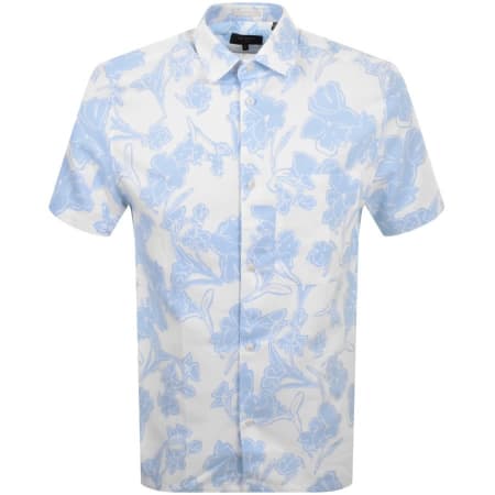 Product Image for Ted Baker Telfrd Short Sleeved Shirt Blue