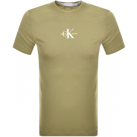 Product Image for Calvin Klein Jeans Monogram T Shirt Khaki