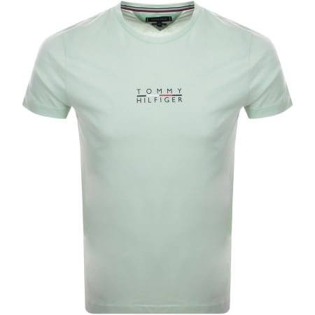 Product Image for Tommy Hilfiger Logo T Shirt Green