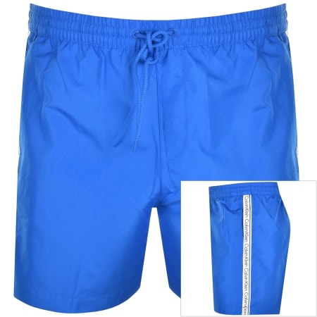 Product Image for Calvin Klein Logo Swim Shorts Blue