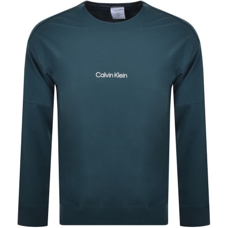 Product Image for Calvin Klein Logo Crew Neck Sweatshirt Blue