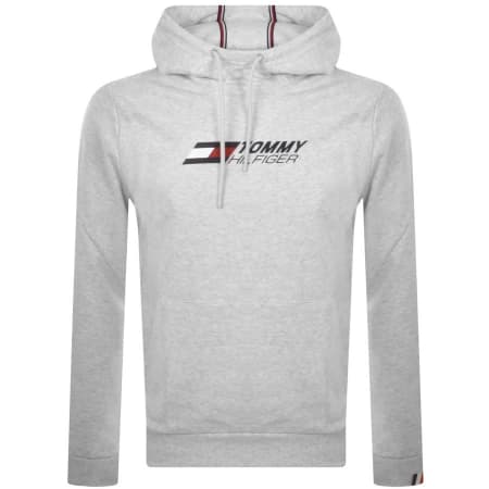Product Image for Tommy Hilfiger Logo Hoodie Grey