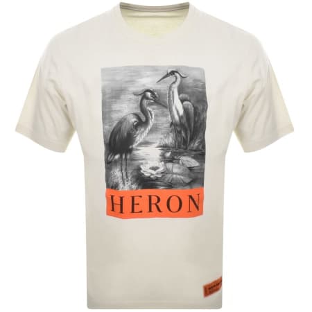 Product Image for Heron Preston Heron Logo T Shirt Cream