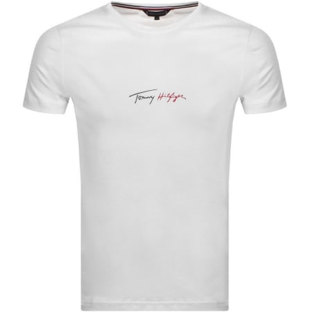 Product Image for Tommy Hilfiger Logo T Shirt White