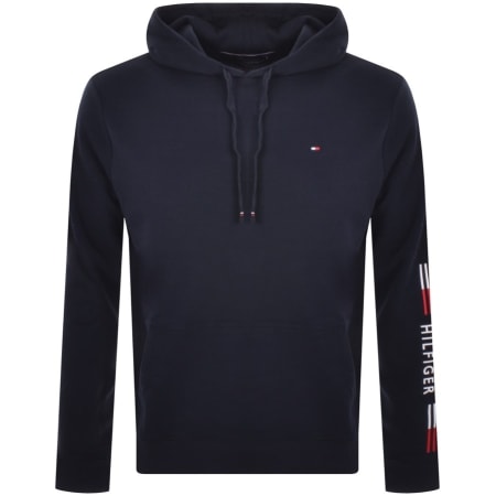 Product Image for Tommy Hilfiger Logo Pullover Hoodie Navy