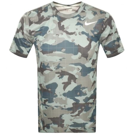 Product Image for Nike Training Camo Dry T Shirt Blue
