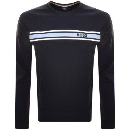 Product Image for BOSS Bodywear Lounge Sweatshirt Navy