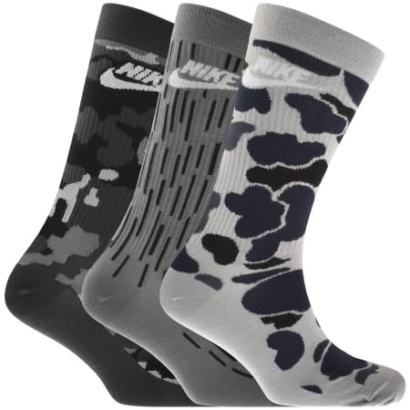 Product Image for Nike Three Pack Socks Grey