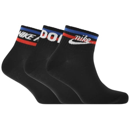 Product Image for Nike Three Pack Socks Black