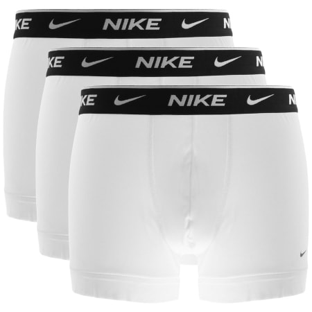 Product Image for Nike Logo 3 Pack Boxer Trunks White