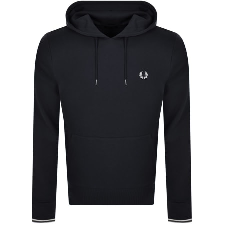 Product Image for Fred Perry Tipped Logo Hoodie Navy