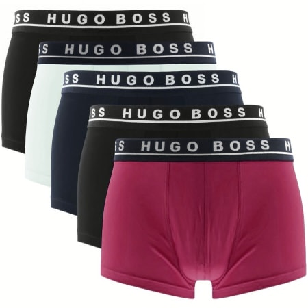 Product Image for BOSS Underwear Five Pack Boxer Trunks Black