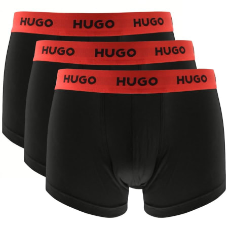 Product Image for HUGO Triple Pack Boxer Trunks Black