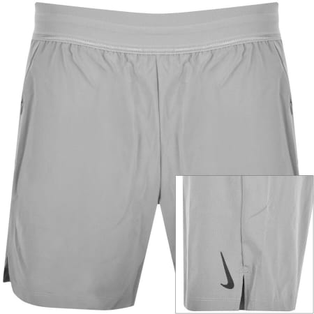 Product Image for Nike Training Logo Yoga Shorts Grey
