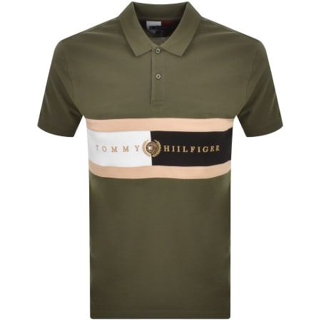 Product Image for Tommy Hilfiger Icon Chest Polo T Shirt Green