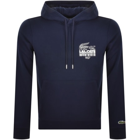 Product Image for Lacoste Logo Hoodie Navy