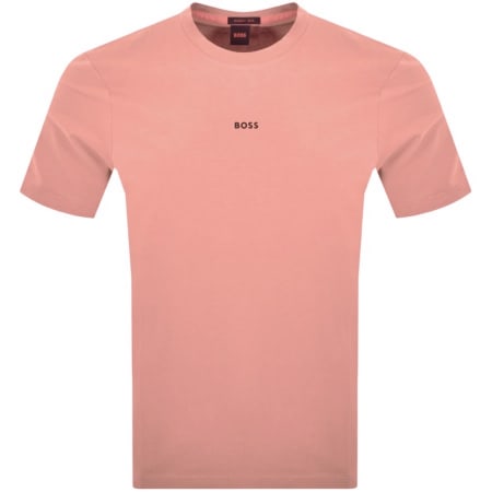 Product Image for BOSS TChup Logo T Shirt Pink