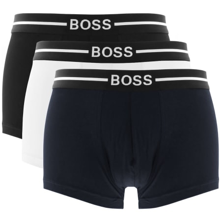 Product Image for BOSS Underwear Triple Pack Boxer Trunks Black