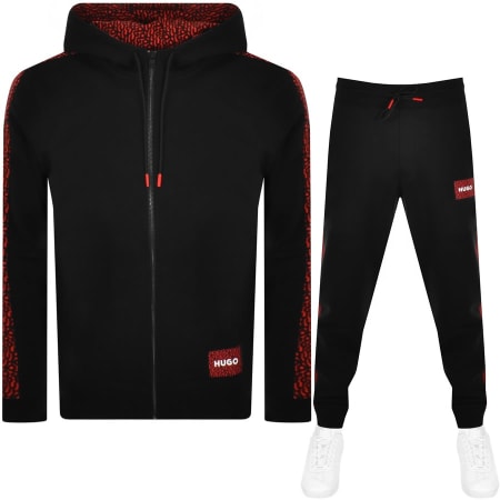 Product Image for HUGO Logo Dobbins Tracksuit Black