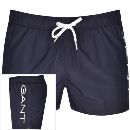 Product Image for Gant Lightweight Logo Swim Shorts Navy