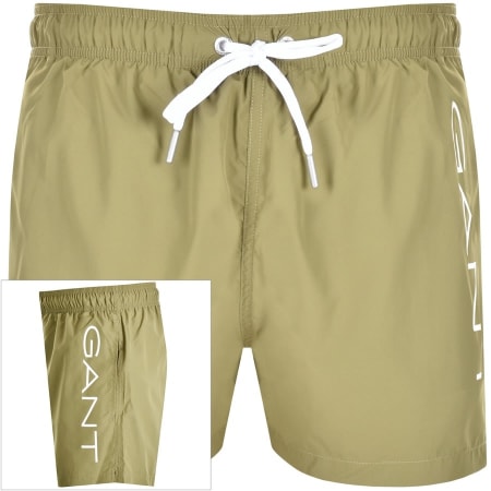 Product Image for Gant Lightweight Logo Swim Shorts Khaki