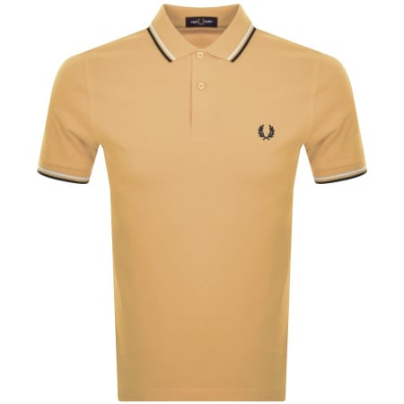 Product Image for Fred Perry Twin Tipped Polo T Shirt Yellow