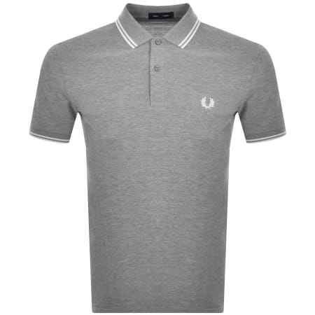 Product Image for Fred Perry Twin Tipped Polo T Shirt Grey