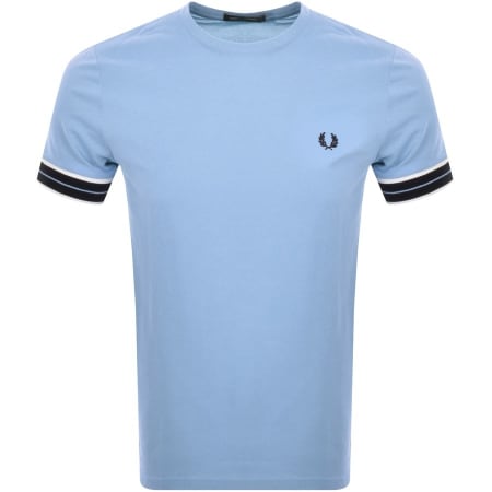 Product Image for Fred Perry Tramline Pique T Shirt Blue