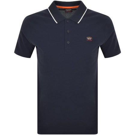 Product Image for Paul And Shark Short Sleeved Polo T Shirt Navy