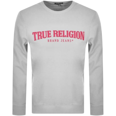 Product Image for True Religion Crew Neck Sweatshirt Grey