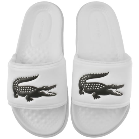 Product Image for Lacoste Croco Sliders White