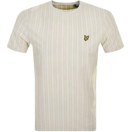 Product Image for Lyle And Scott Pinstripe T Shirt White