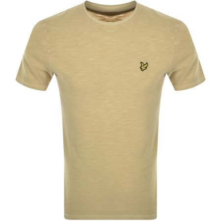 Product Image for Lyle And Scott Cotton Slub T Shirt Yellow