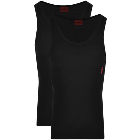Product Image for HUGO Double Pack Vests Black
