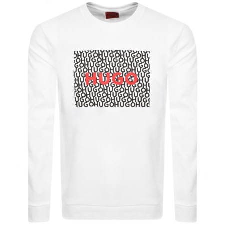 Product Image for HUGO Dalker Sweatshirt White