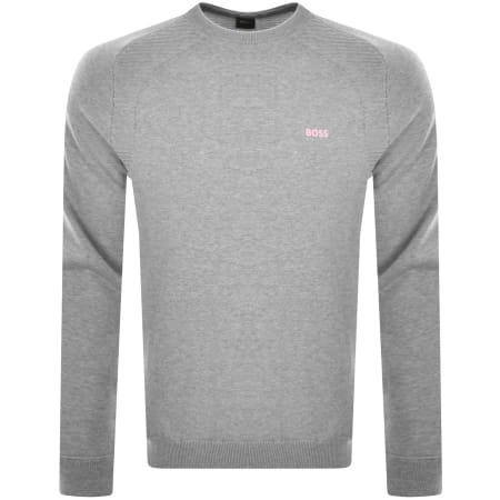Product Image for BOSS Ramal Knit Sweatshirt Grey