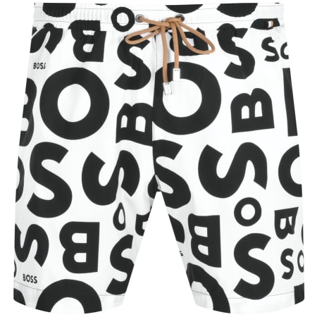 Product Image for BOSS Camio Swim Shorts White