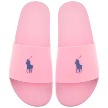 Product Image for Ralph Lauren Logo Sliders Pink