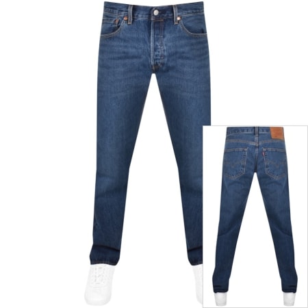 Product Image for Levis 501 Original Fit Jeans Mid Wash Blue