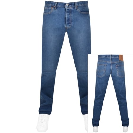 Product Image for Levis 501 Original Fit Jeans Mid Wash Blue