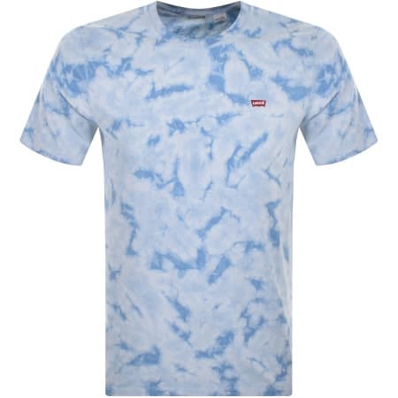 Product Image for Levis Original Crew Neck Logo T Shirt Blue
