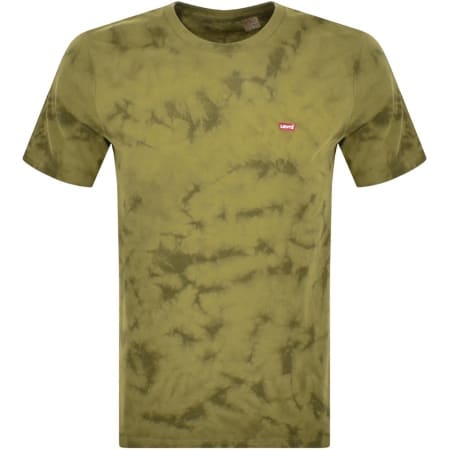 Product Image for Levis Original Crew Neck Logo T Shirt Green
